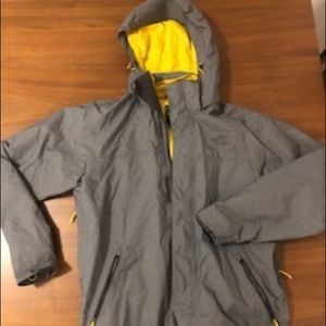 North Face Faux Down Waterproof Shell, Size M